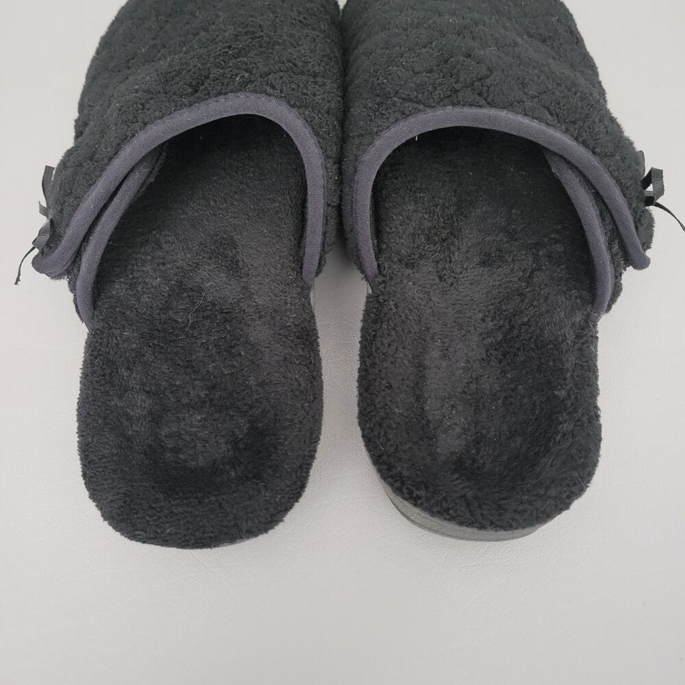 Vionic Womens Orthotic Support Mule Slippers Adilyn Adjustable Black Size 7 - Picture 8 of 11